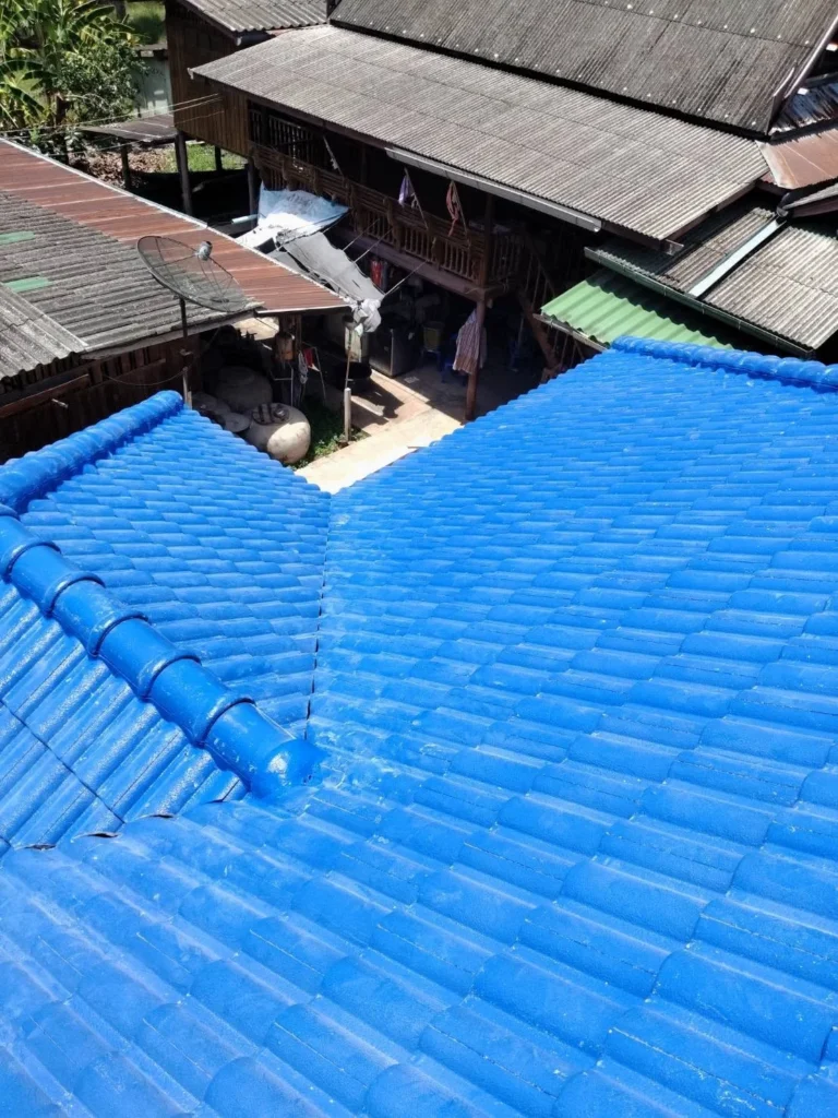 ผลงานสร้างบ้านชั้นเดียวทรงปั้นหยา อำเภออัมพวา จังหวัดสมุทรสงคราม