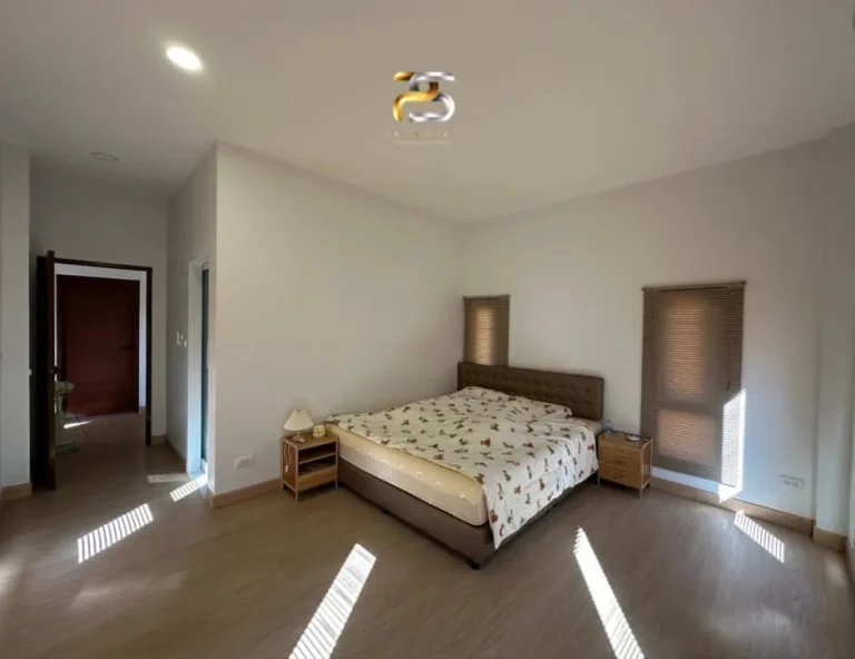 ห้องนอนบ้านชั้นเดียวสไตล์มูจิ บ้านโป่ง ราชบุรี